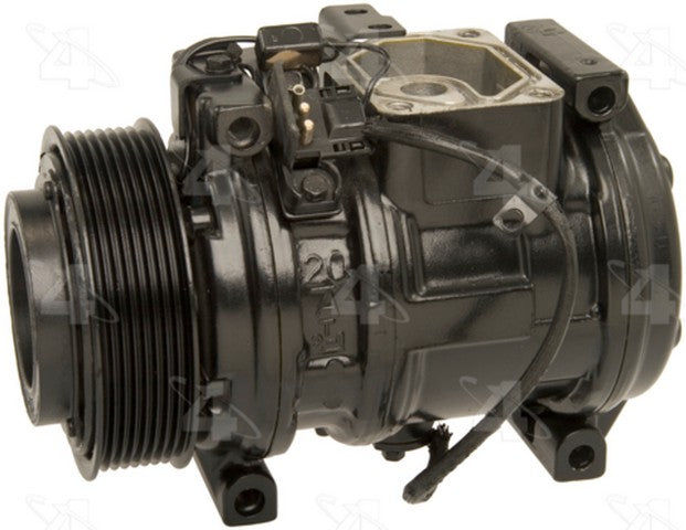 Four Seasons A/C Compressor P/N:77300 Fits: Mercedes-benz 400se 1992, Mercedes-benz 400sel 1993, Mercedes-benz 500sel 93-92 - Image 1