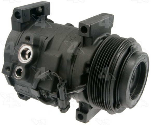 Four Seasons A/C Compressor P/N:77348 Fits: Chevrolet Express 1500, Chevrolet Express 2500, Chevrolet Express 3500, Chevrolet Express Cargo, Chevrolet Silverado 1500, Chevrolet Silverado 1500 Classic, Chevrolet Silverado 2500 Hd - Image 1