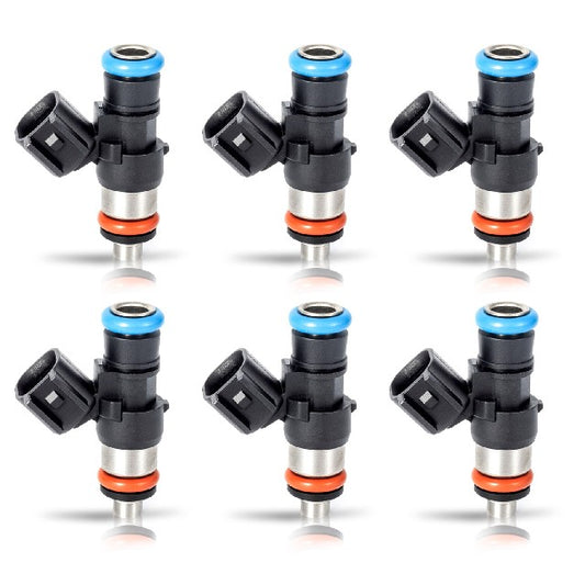 ACEON Fuel Injector Set P/N:7795-1108-06 Fits: Ford Edge, Ford Explorer, Ford F-150, Ford Flex, Ford Mustang, Ford Police Interceptor Sedan, Ford Police Interceptor Utility, Ford Taurus, Ford Transit-150, Ford Transit-250 - Image 1
