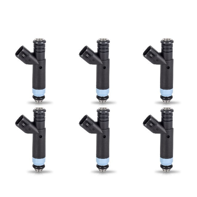 ACEON Fuel Injector Set P/N:7795-1303-06 Fits: Dodge Durango 2000, Dodge Ram 1500 01-00, Dodge Ram 1500 Van 03-00, Dodge Ram 2500 Van 03-00, Dodge Ram 3500 Van 03-00, Jeep Cherokee 01-99, Jeep Grand Cherokee 04-99, Jeep Tj 04-99, Jeep Wrangler 04-99 - Image 1