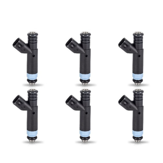 ACEON Fuel Injector Set P/N:7795-1303-06 Fits: Dodge Durango 2000, Dodge Ram 1500 01-00, Dodge Ram 1500 Van 03-00, Dodge Ram 2500 Van 03-00, Dodge Ram 3500 Van 03-00, Jeep Cherokee 01-99, Jeep Grand Cherokee 04-99, Jeep Tj 04-99, Jeep Wrangler 04-99 - Image 1