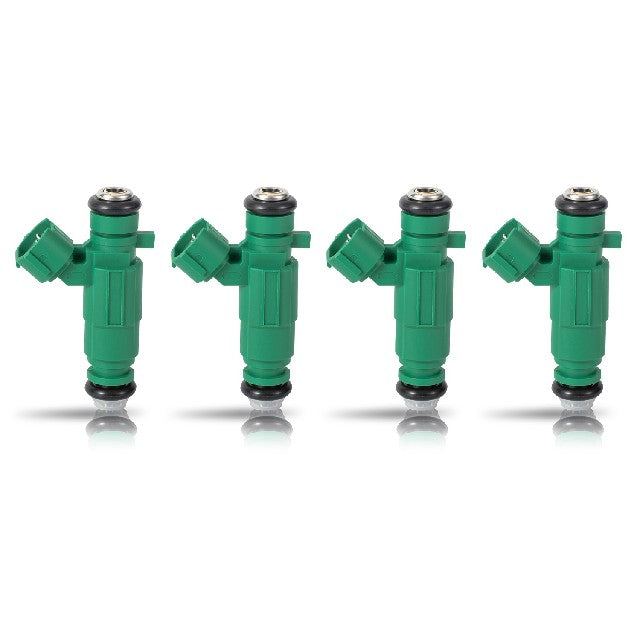 ACEON Fuel Injector Set P/N:7795-1327-04 Fits: Hyundai Accent 11-06, Hyundai Santa Fe 06-01, Hyundai Sonata 05-99, Hyundai Tiburon 08-03, Hyundai Tucson 09-05, Kia Magentis 04-01, Kia Optima 06-01, Kia Rio 10-06, Kia Rio5 10-06, Kia Sportage 10-05 - Image 1