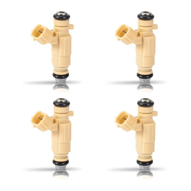ACEON Fuel Injector Set P/N:7795-2105-04 Fits: Hyundai Elantra 07-01, Hyundai Santa Fe 09-07, Hyundai Tiburon 08-03, Hyundai Tucson 09-05, Kia Optima 10-06, Kia Rondo 10-07, Kia Spectra 07-04, Kia Spectra5 09-05, Kia Sportage 10-05 - Image 1