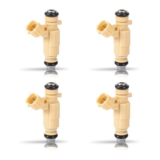 ACEON Fuel Injector Set P/N:7795-2105-04 Fits: Hyundai Elantra 07-01, Hyundai Santa Fe 09-07, Hyundai Tiburon 08-03, Hyundai Tucson 09-05, Kia Optima 10-06, Kia Rondo 10-07, Kia Spectra 07-04, Kia Spectra5 09-05, Kia Sportage 10-05 - Image 1