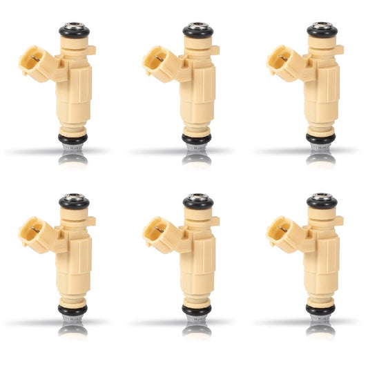 ACEON Fuel Injector Set P/N:7795-2105-06 Fits: Hyundai Elantra 07-01, Hyundai Santa Fe 09-07, Hyundai Tiburon 08-03, Hyundai Tucson 09-05, Kia Optima 10-06, Kia Rondo 10-07, Kia Spectra 07-04, Kia Spectra5 09-05, Kia Sportage 10-05 - Image 1