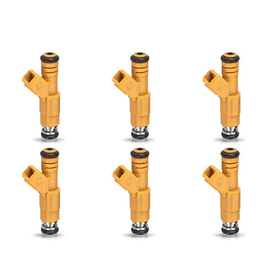 ACEON Fuel Injector Set P/N:7795-9602-06 Fits: Dodge Durango 2000, Dodge Ram 1500 01-00, Dodge Ram 1500 Van 03-00, Dodge Ram 2500 Van 03-00, Dodge Ram 3500 Van 03-00, Jeep Cherokee 01-99, Jeep Grand Cherokee 04-99, Jeep Tj 04-99, Jeep Wrangler 04-99 - Image 1