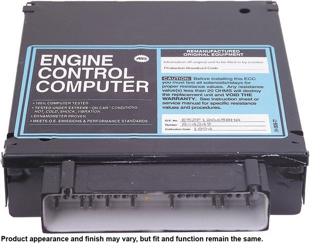 CARDONE Reman Engine Control Module (ECM) P/N:78-4249 Fits: Ford Escort 85-84, Ford Exp 85-84, Mercury Lynx 1984 - Image 2