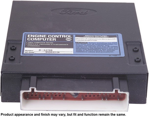 CARDONE Reman Engine Control Module (ECM) P/N:78-4290 Fits: Ford Bronco 1985, Ford F-150 86-85, Ford F-250 1985, Ford F-350 1985 - Image 2