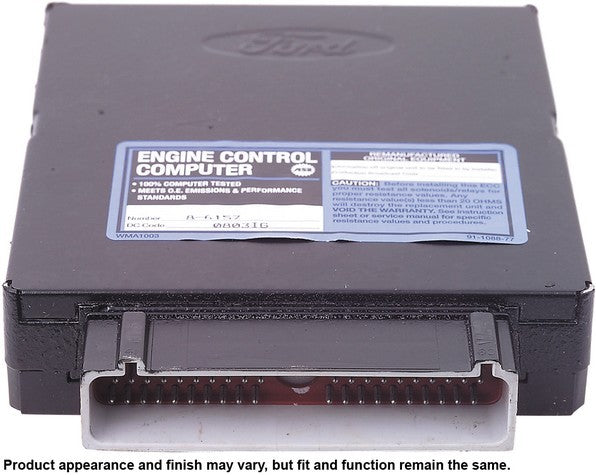 CARDONE Reman Engine Control Module (ECM) P/N:78-6157 Fits: Ford E-150 Econoline 1995, Ford E-150 Econoline Club Wagon 1995, Ford E-250 Econoline 1995, Ford E-350 Econoline 1995, Ford E-350 Econoline Club Wagon 1995 - Image 2