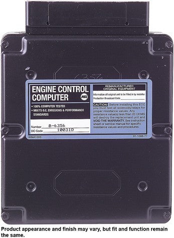 CARDONE Reman Engine Control Module (ECM) P/N:78-6356 Fits: Ford Contour 1996, Ford Mystique 1996, Mercury Mystique 1996 - Image 3