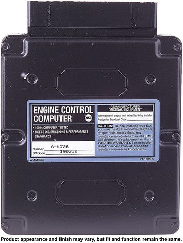 CARDONE Reman Engine Control Module (ECM) P/N:78-6728 Fits: Ford Contour 1996, Mercury Mystique 1996 - Image 3