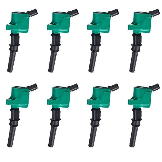 ACEON Ignition Coil Set P/N:7805-1151L-08 Fits: Ford Crown Victoria, Ford E-150, Ford E-150 Club Wagon, Ford E-150 Econoline, Ford E-150 Econoline Club Wagon, Ford E-250, Ford E-250 Econoline, Ford E-350 Club Wagon, Ford E-350 Econoline - Image 1