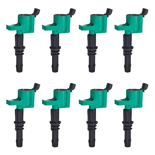 ACEON Ignition Coil Set P/N:7805-1154L-08 Fits: Ford Expedition, Ford Explorer, Ford Explorer Sport Trac, Ford F-150, Ford F-250, Ford F-250 Super Duty, Ford F-350, Ford F-350 Super Duty, Ford F-450 Super Duty, Ford F-53 Motorhome Chassis - Image 1