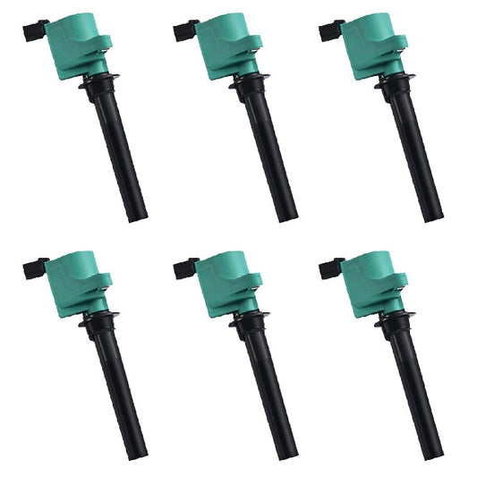 ACEON Ignition Coil Set P/N:7805-1158L-06 Fits: Ford Escape 08-01, Ford Five Hundred 07-05, Ford Freestyle 07-05, Ford Taurus 04-99, Mazda Tribute 06-01, Mazda Tribute 11-08, Mercury Mariner 08-05, Mercury Montego 07-05, Mercury Sable 04-00 - Image 1