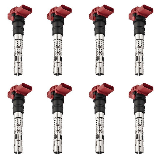 ACEON Ignition Coil Set P/N:7805-6567-08 Fits: Audi A6 Quattro 06-05, Audi A8 Quattro 06-03, Audi Allroad Quattro 05-03, Audi S4 09-04 - Image 1