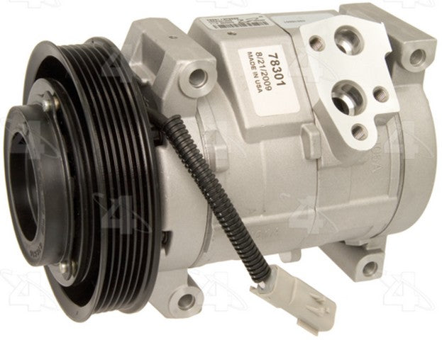 Four Seasons A/C Compressor P/N:78301 Fits: Chrysler Voyager 03-01, Dodge Caravan 02-01, Dodge Caravan 07-04 - Image 1