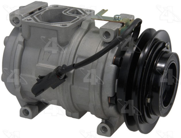 Four Seasons A/C Compressor P/N:78305 Fits: Chrysler Grand Voyager 2000, Chrysler Voyager 2000, Dodge Caravan 00-96, Dodge Grand Caravan 00-96, Plymouth Grand Voyager 00-96, Plymouth Voyager 00-96 - Image 1