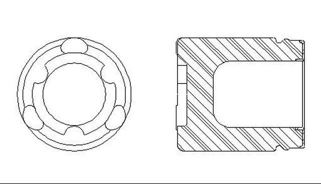 Better Brake Parts Disc Brake Caliper Piston P/N:7834 Fits: Cadillac Escalade, Cadillac Escalade Esv, Cadillac Escalade Ext, Chevrolet Astro, Chevrolet Avalanche 1500, Chevrolet Avalanche 2500, Chevrolet Express 1500, Chevrolet Express 2500 - Image 1