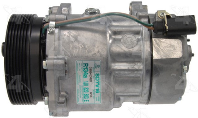 Four Seasons A/C Compressor P/N:78543 Fits: Audi Tt, Audi Tt Quattro, Seat Alhambra, Seat Cordoba, Seat Ibiza, Seat Leon, Seat Toledo, Volkswagen Beetle, Volkswagen Bora, Volkswagen Golf - Image 2