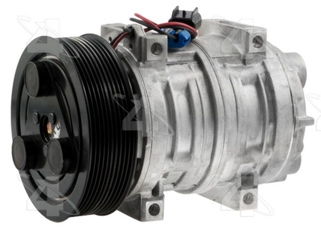 Four Seasons A/C Compressor P/N:78600 Fits: Blue Bird All American Fe, Blue Bird All American Re, Blue Bird Commercial Bus, Blue Bird Shl All American, Blue Bird Shl Commercial, Blue Bird Shl Tc2000, Blue Bird Tc1000, Blue Bird Tc2000 - Image 1