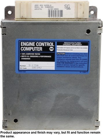 CARDONE Reman Engine Control Module (ECM) P/N:79-1750 Fits: Jeep Cj7 86-84, Jeep Scrambler 85-84, Jeep Wrangler 90-87 - Image 4