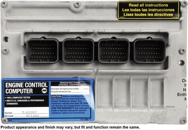 CARDONE Reman Engine Control Module (ECM) P/N:79-6226V Fits: Chrysler 300m 2002, Chrysler Concorde 2002, Chrysler Intrepid 2002, Dodge Intrepid 2002 - Image 4