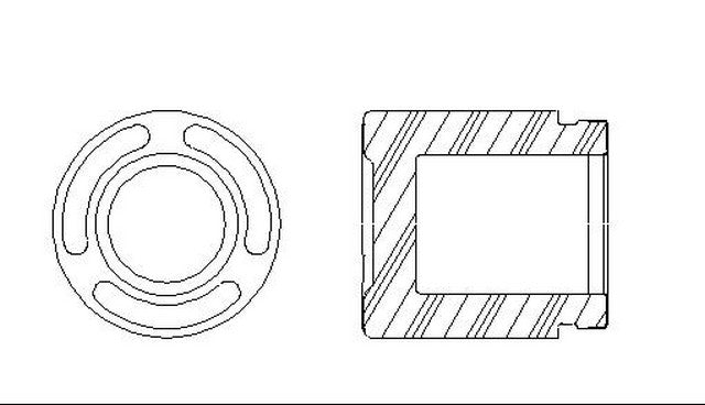 Better Brake Parts Disc Brake Caliper Piston P/N:7912 Fits: Chevrolet Express 3500 08-03, GMC Savana 3500 08-03, Lincoln Ls 06-00 - Image 1