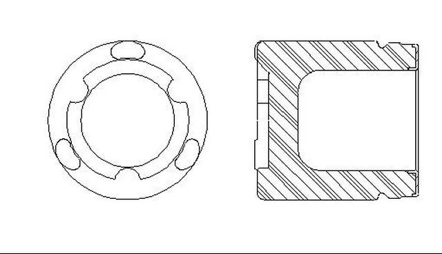 Better Brake Parts Disc Brake Caliper Piston P/N:7914 Fits: Cadillac Dts, Chevrolet Avalanche 2500, Chevrolet Express 2500, Chevrolet Silverado 2500 Hd, Chevrolet Silverado 2500 Hd Classic, Chevrolet Suburban 2500, GMC Savana 2500, GMC Sierra 2500 Hd - Image 1