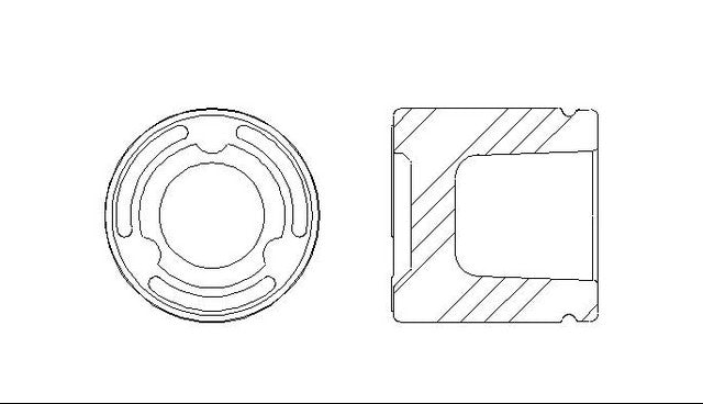 Better Brake Parts Disc Brake Caliper Piston P/N:7940 Fits: Ford E-150 07-04, Ford E-150 Club Wagon 05-04 - Image 1