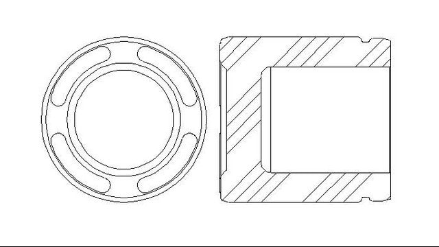 Better Brake Parts Disc Brake Caliper Piston P/N:7956 Fits: Ford F-150 09-05, Lincoln Mark Lt 08-06 - Image 1