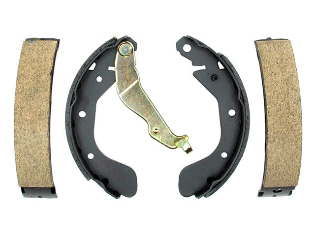 Raybestos Brakes Drum Brake Shoe P/N:814PG Fits: Chevrolet Aveo 11-04, Chevrolet Aveo5 11-06, Chevrolet Spark 15-13, Pontiac G3 10-07, Pontiac G3 Wave 2009, Pontiac Wave 08-05, Pontiac Wave5 07-05, Suzuki Swift+ 09-04 - Image 1