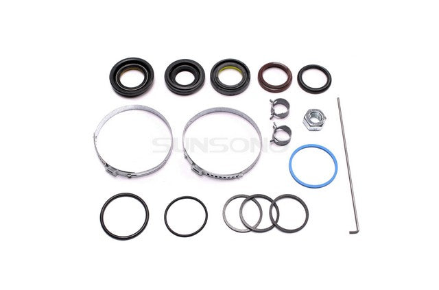 Sunsong Rack and Pinion Seal Kit P/N:8401300 Fits: Volkswagen Cabriolet, Volkswagen Golf, Volkswagen Jetta, Volkswagen Rabbit, Volkswagen Rabbit Convertible, Volkswagen Rabbit Pickup, Volkswagen Scirocco - Image 1