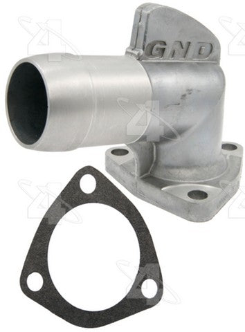 Four Seasons Engine Coolant Water Outlet P/N:85191 Fits: Chevrolet Avalanche 2500, Chevrolet C3500hd, Chevrolet Express 3500, Chevrolet Silverado 2500 Hd, Chevrolet Silverado 2500 Hd Classic, Chevrolet Silverado 3500, Chevrolet Silverado 3500 Classic - Image 1