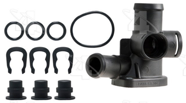 Four Seasons Engine Coolant Outlet Flange P/N:85327 Fits: Volkswagen Cabrio 02-95, Volkswagen Golf 99-93, Volkswagen Jetta 99-93, Volkswagen Passat 96-93 - Image 1