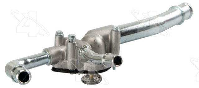 Four Seasons Engine Coolant Thermostat / Water Outlet Assembly P/N:85972 Fits: Buick Enclave 17-08, Chevrolet Traverse 17-09, GMC Acadia 16-07, GMC Acadia Limited 2017, Saturn Outlook 10-07 - Image 1