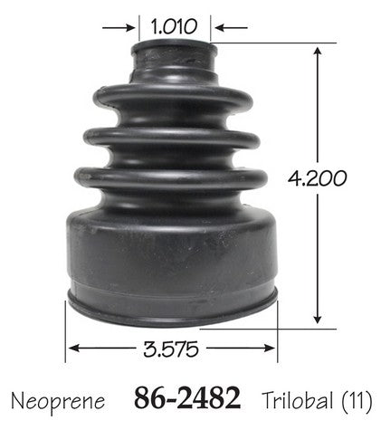 EMPI CV Joint Boot P/N:86-2482-D Fits: Honda Odyssey 17-08 - Image 1