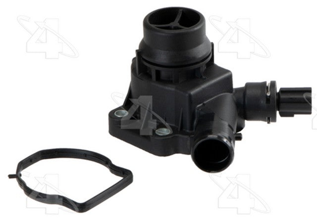Four Seasons Engine Coolant Thermostat / Water Outlet Assembly P/N:86193 Fits: Land Rover Lr2 12-08, Volvo S60 16-11, Volvo S80 15-07, Volvo V60 16-15, Volvo V70 10-08, Volvo Xc60 16-10, Volvo Xc70 15-08, Volvo Xc90 14-07 - Image 1