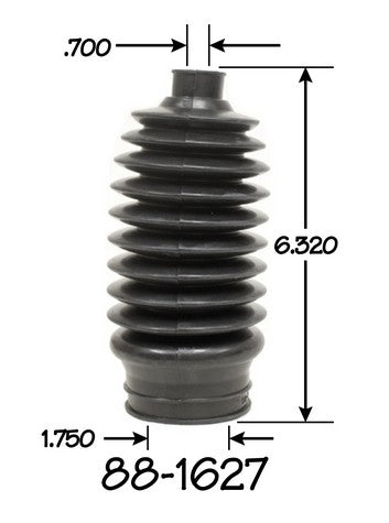 EMPI Rack and Pinion Bellows P/N:88-1627-K Fits: Honda Civic 11-06 - Image 1