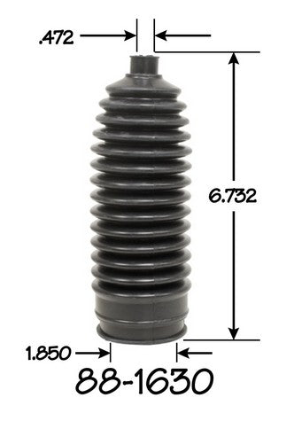 EMPI Rack and Pinion Bellows P/N:88-1630-K Fits: Hyundai Elantra Gt, Hyundai Veloster, Infiniti G35, Infiniti G37, Infiniti I30, Infiniti I35, Infiniti M35, Infiniti M37, Infiniti M45, Infiniti M56 - Image 1