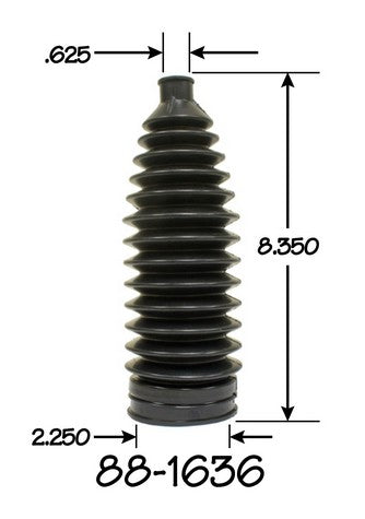 EMPI Rack and Pinion Bellows P/N:88-1636-K Fits: Audi S4, BMW 228i, BMW 230i, BMW 230i Xdrive, BMW 320i, BMW 328d, BMW 328d Xdrive, BMW 328i, BMW 335i, BMW 340i - Image 1