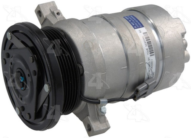 Four Seasons A/C Compressor P/N:88263 Fits: Cadillac Allante 88-87, Cadillac Commercial Chassis 88-85, Cadillac Deville 88-85, Cadillac Eldorado 88-86, Cadillac Fleetwood 88-85, Cadillac Seville 88-86 - Image 1