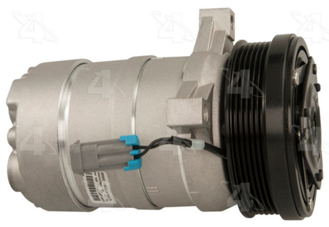 Four Seasons A/C Compressor P/N:88955 Fits: Buick Commercial Chassis, Buick Roadmaster, Cadillac Commercial Chassis, Cadillac Fleetwood, Chevrolet Camaro, Chevrolet Caprice, Chevrolet Commercial Chassis, Chevrolet Impala, Pontiac Firebird - Image 1