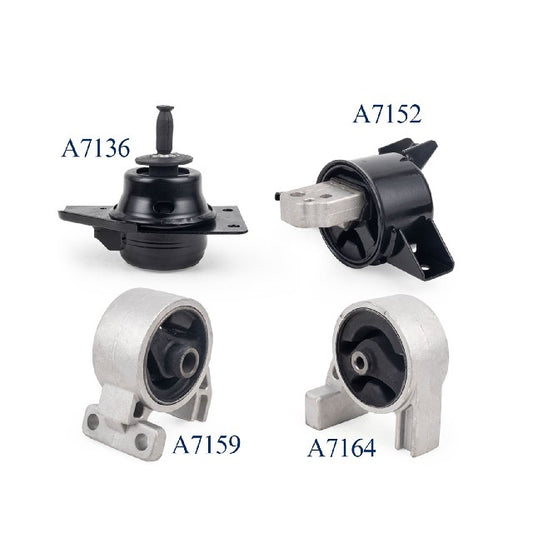 ACEON Engine Mount Set P/N:9000-1964 Fits: Hyundai Accent 11-06, Kia Rio 11-06, Kia Rio5 11-06 - Image 1