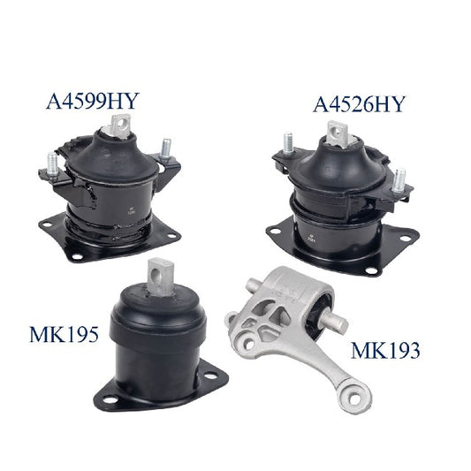 ACEON Engine Mount Set P/N:9000-1975 Fits: Acura Rl 08-05 - Image 1