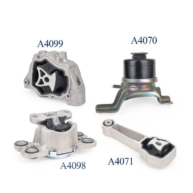 ACEON Engine Mount Set P/N:9000-1979 Fits: Volvo S60 16-11, Volvo S80 15-07, Volvo V60 16-15, Volvo V70 10-08, Volvo Xc60 16-15, Volvo Xc70 15-08 - Image 1