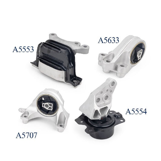 ACEON Engine Mount Set P/N:9000-1991 Fits: Chevrolet Equinox 17-10, GMC Terrain 17-10 - Image 1