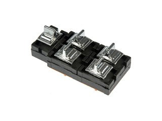 Dorman - OE Solutions Interruptor de Seguro de Puerta,Interruptor de Ventana de Puerta P/N:901-300 Fits: Ford Country Squire, Ford Ltd, Ford Ltd Crown Victoria, Lincoln Continental, Lincoln Mark Vi, Lincoln Town Car, Mercury Colony Park - Image 1