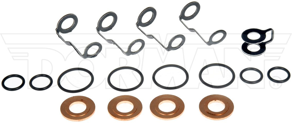 Dorman - OE Solutions Kit de Sellos Circulares para Inyector de Combustible P/N:904-133 Fits: Chevrolet C4500 Kodiak, Chevrolet C5500 Kodiak, Chevrolet Silverado 2500 Hd, Chevrolet Silverado 3500, GMC C4500 Topkick, GMC C5500 Topkick, GMC Sierra 2500 Hd - Image 1