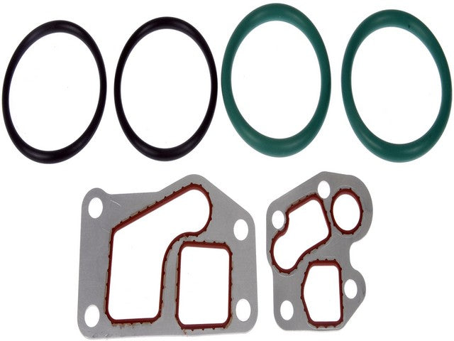 Dorman - OE Solutions Juego de Juntas de Enfriador de Aceite de Motor P/N:904-223 Fits: Ford F-250 94-90, Ford F-350 94-90, Ford F-super Duty 94-90, International 1452sc 92-90, International 1652sc 93-90, International 4600 1990 - Image 1