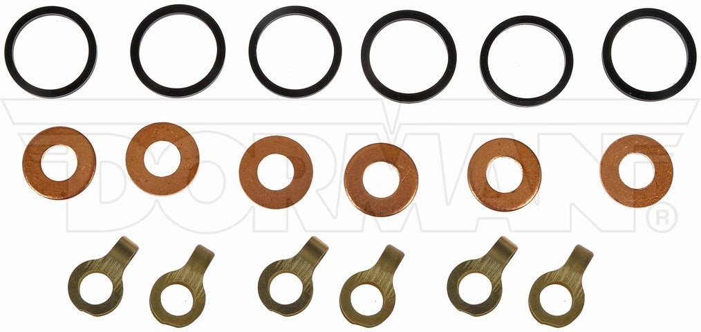Dorman - OE Solutions Kit de Sellos Circulares para Inyector de Combustible P/N:904-312 Fits: Dodge Ram 2500 98-94, Dodge Ram 3500 98-94 - Image 2